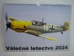  Nástěnný měsíční kalendář 2024 Válečné letectvo 